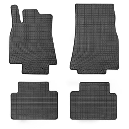 Tappetini auto in gomma Mercedes Classe A W169, fabbricazione 09.2004 - 08.2012, carrozzeria hatchback | ET546375