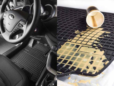 Tappetini auto in gomma Mercedes Vito W447, fabbricazione 10.2014 - presente, carrozzeria van | ET410312