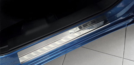 Protezione soglia porta in acciaio inossidabile Dacia Logan III, fabbricazione 01.2021 - presente, carrozzeria berlina | 08-1400