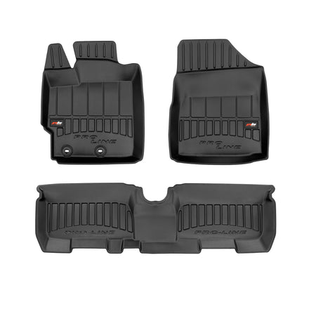 Tappetini auto a vaschetta Toyota Yaris II, fabbricazione 10.2005 - 2011, carrozzeria berlina #1