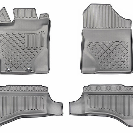Tappetini auto a vaschetta Toyota Yaris III Hybrid, fabbricazione 2015 - 08.2020, carrozzeria berlina, ibrido #1