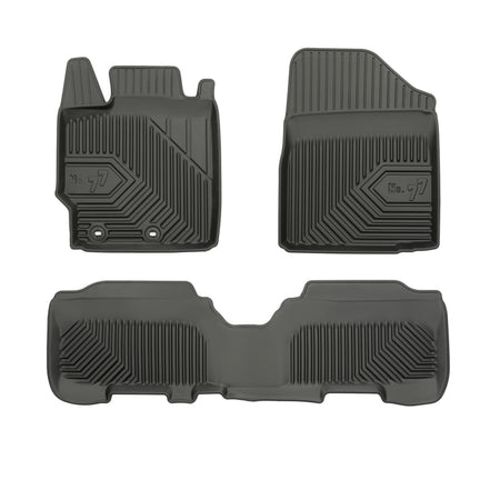 Tappetini auto a vaschetta Toyota Yaris II, fabbricazione 10.2005 - 2011, carrozzeria berlina #1