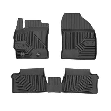 Tappetini auto a vaschetta Toyota Auris II Hybrid, fabbricazione 07.2013 - 12.2018, carrozzeria auto famigliare #2