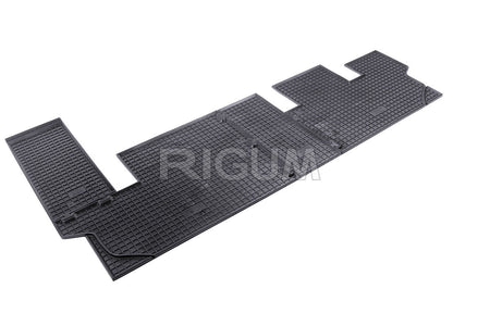 Tappetini auto in gomma Fiat Scudo II, fabbricazione 2007 - 2016, carrozzeria van, terza fila #1