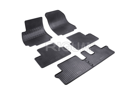 Tappetini auto in gomma Chevrolet Orlando, fabbricazione 2011 - 2014, carrozzeria van, 7 posti #1