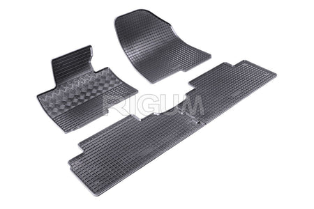 Tappetini auto in gomma Kia Carens III, fabbricazione 04.2013 - 08.2019, carrozzeria van, 5 posti #1