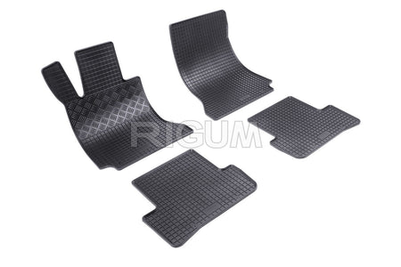 Tappetini auto in gomma Mercedes Classe C W204, fabbricazione 12.2007 - 09.2014, carrozzeria auto famigliare #2