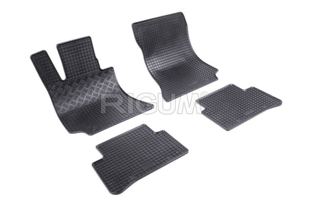 Tappetini auto in gomma Mercedes Classe E W212, fabbricazione 2009 - 10.2016, carrozzeria auto famigliare #4
