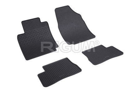 Tappetini auto in gomma Nissan Micra K12, fabbricazione 2002 - 2010, carrozzeria berlina #1
