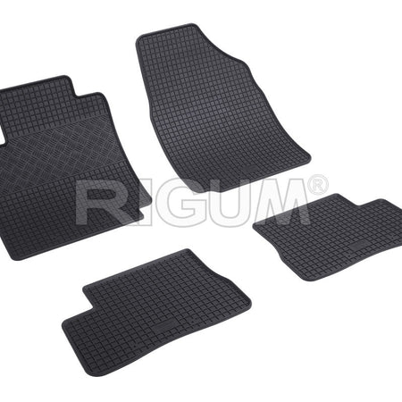 Tappetini auto in gomma Nissan Micra K12, fabbricazione 2002 - 2010, carrozzeria berlina #1