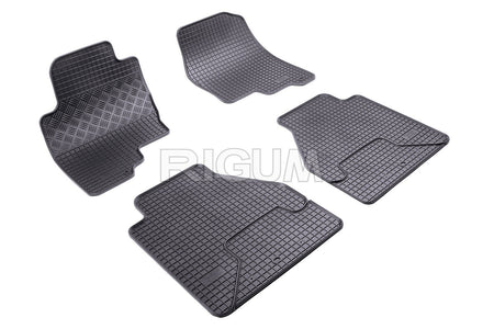 Tappetini auto in gomma Nissan Navara, fabbricazione 2005 - 2010, carrozzeria pick-up #1