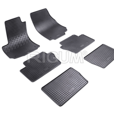 Tappetini auto in gomma Opel Zafira B, fabbricazione 05.2005 - 2014, carrozzeria van, 7 posti #1