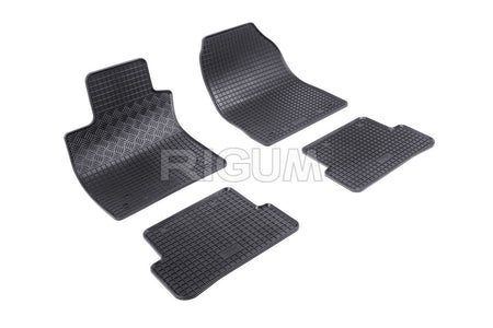 Tappetini auto in gomma Renault Clio III, fabbricazione 01.2008 - 02.2013, carrozzeria auto famigliare #1