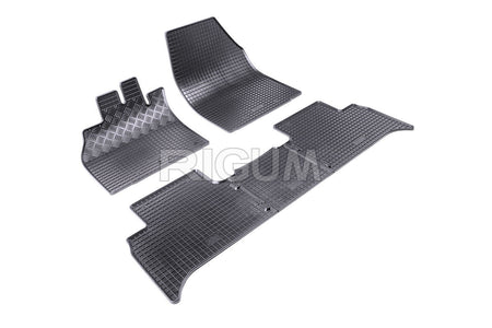 Tappetini auto in gomma Renault Scenic Grand III, fabbricazione 04.2009 - 11.2016, carrozzeria van #1