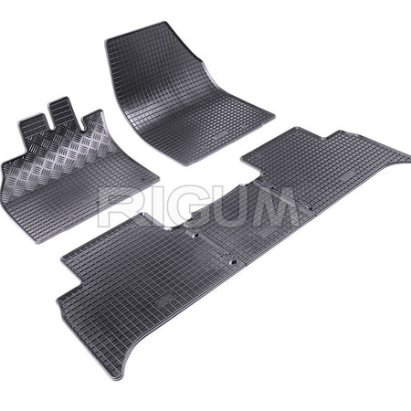 Tappetini auto in gomma Renault Scenic Grand III, fabbricazione 04.2009 - 11.2016, carrozzeria van #1