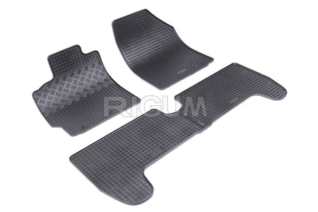 Tappetini auto in gomma Toyota Yaris II, fabbricazione 10.2005 - 2011, carrozzeria berlina #1
