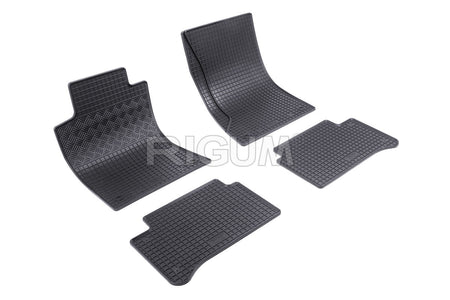 Tappetini auto in gomma Mercedes Classe E W211, fabbricazione 2002 - 02.2009, carrozzeria berlina, w210 #1