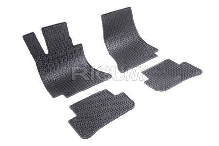 Tappetini auto in gomma Mercedes Classe C W205, fabbricazione 10.2014 - 02.2021, carrozzeria auto famigliare #2