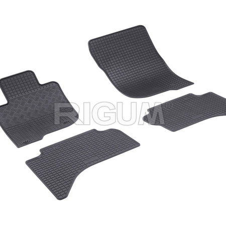 Tappetini auto in gomma Mitsubishi L200, fabbricazione 06.2015 - presente, carrozzeria pick-up #1
