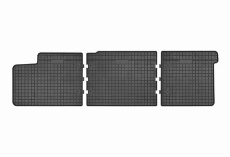 Tappetini auto in gomma Volkswagen T5, fabbricazione 2003 - 05.2015, carrozzeria van, seconda fila, doppia cabina #2