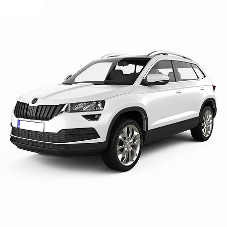 Protezione soglia porta in acciaio inossidabile Skoda Karoq