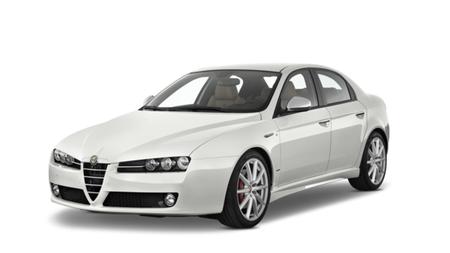 Tappetini auto in gomma Alfa Romeo 159 fabbricazione 09.2005 - 2011, carrozzeria berlina