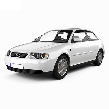 Protezione del poggiapiedi per la gamba sinistra in acciaio inossidabile Audi A3 8L fabbricazione 1997 - 04.2003, carrozzeria hatchback