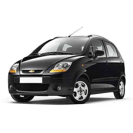 Tappetini auto in gomma Chevrolet Matiz fabbricazione 05.2005 - 01.2010, carrozzeria hatchback