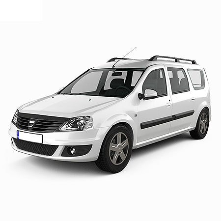 Tappetini auto in gomma Dacia Logan I fabbricazione 01.2007 - 08.2013, carrozzeria auto famigliare