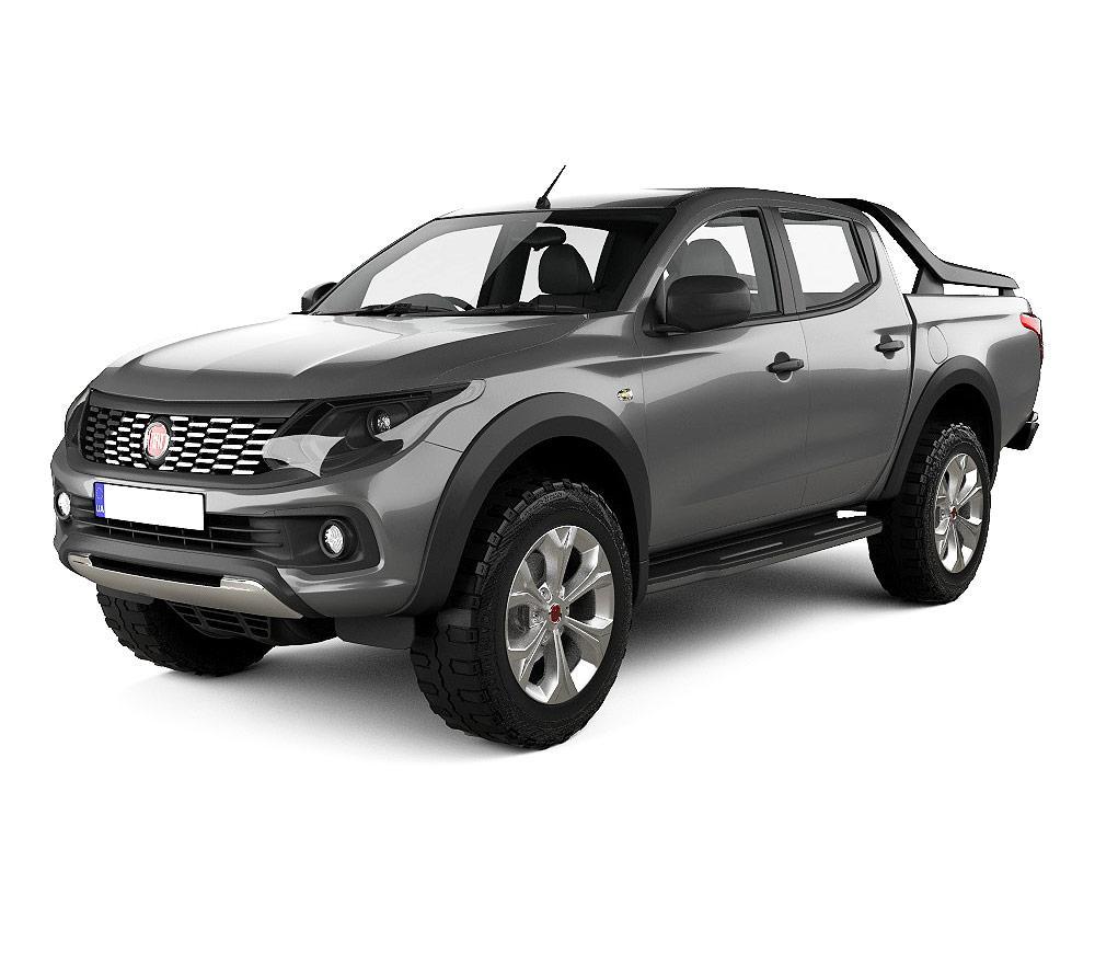 Tappetini auto in moquette Fiat Fullback fabbricazione 2015 - 2019, carrozzeria pick-up