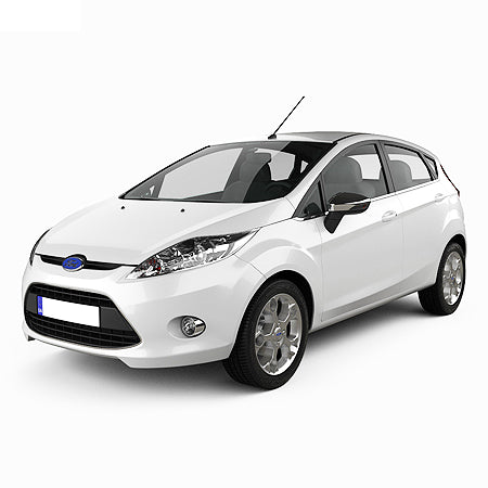 Protezione del poggiapiedi per la gamba sinistra in acciaio inossidabile Ford Fiesta VI fabbricazione 10.2008 - 06.2017, carrozzeria hatchback