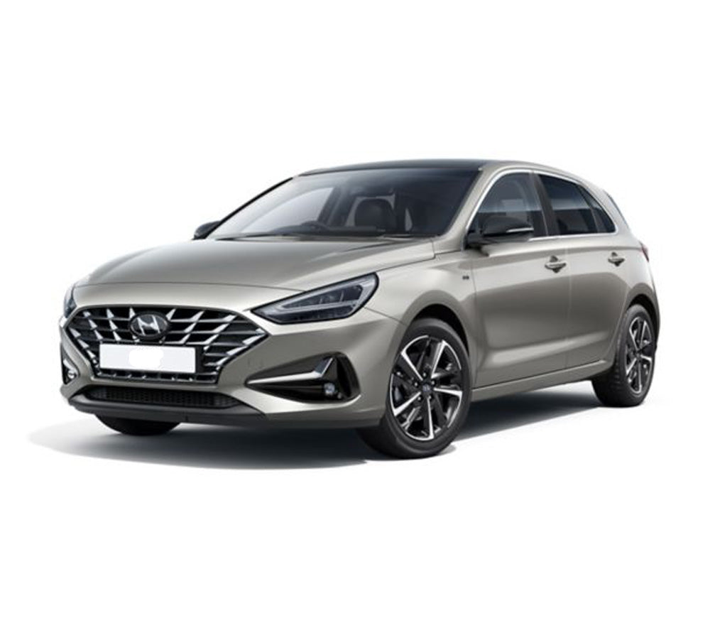 Tappetini auto a vaschetta Hyundai i30 III Hybrid Facelift fabbricazione 02.2020 - presente, carrozzeria auto famigliare