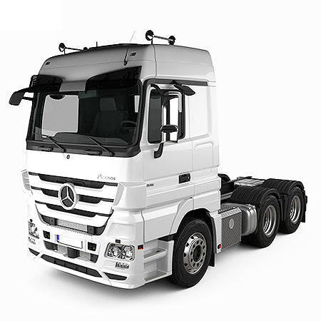 Tappetini auto in gomma Mercedes Actros Mp3 fabbricazione 2008 - 2012, carrozzeria truck