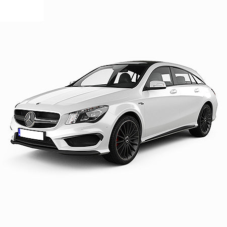 Tappetini auto in gomma Mercedes CLA I fabbricazione 01.2015 - 08.2019, carrozzeria auto famigliare