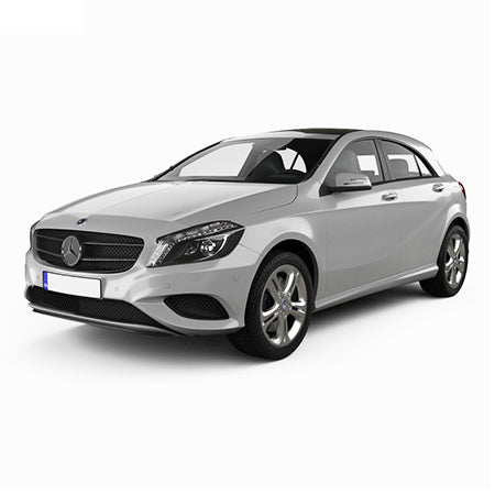 Tappetini auto in moquette Mercedes MB W176 fabbricazione 09.2012 - 04.2018, carrozzeria hatchback