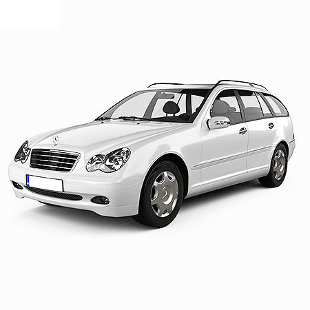 Tappetini auto in moquette Mercedes MB W203 fabbricazione 2001 - 11.2007, carrozzeria auto famigliare
