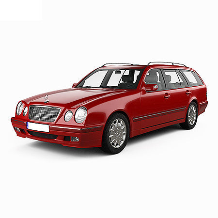 Tappetini auto in moquette Mercedes MB W210 fabbricazione 1996 - 2002, carrozzeria auto famigliare