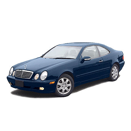 Tappetini auto in gomma Mercedes CLK C209 fabbricazione 2002 - 2009, carrozzeria berlina