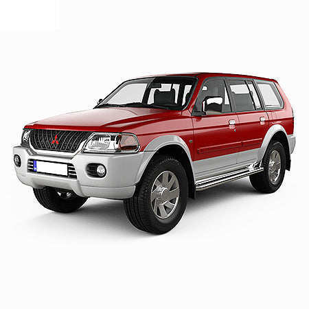 Tappetini auto in moquette Mitsubishi Pajero Sport I fabbricazione 2000 - 03.2007, carrozzeria suv