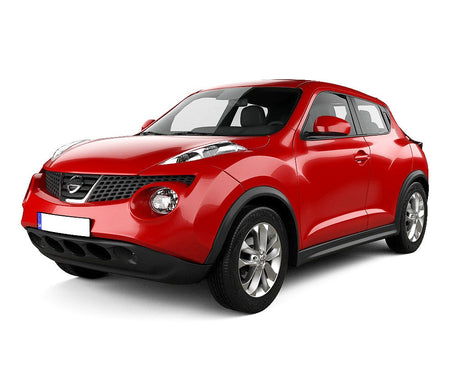 Protezione del poggiapiedi per la gamba sinistra in acciaio inossidabile Nissan Juke I fabbricazione 06.2010 - 05.2014, carrozzeria suv