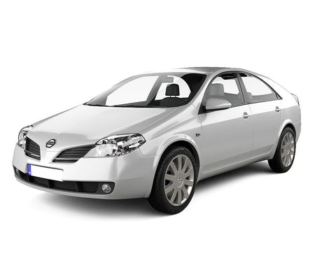 Tappetini auto in gomma Nissan Primera P12 fabbricazione 2002 - 2008, carrozzeria hatchback