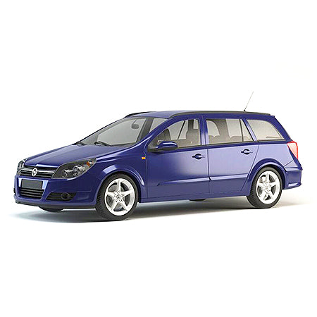 Protezioni per bagagli in acciaio inossidabile Opel Astra H fabbricazione 2004 - 12.2014, carrozzeria auto famigliare