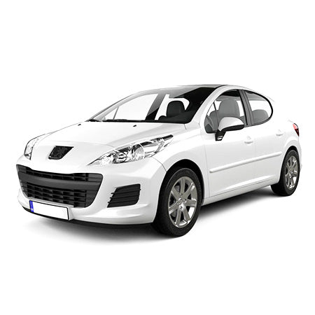 Tappetini auto a vaschetta Peugeot 207 fabbricazione 2006 - 2012, carrozzeria hatchback