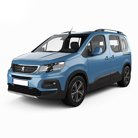 Tappetini auto in gomma Peugeot Rifter fabbricazione 06.2018 - presente, carrozzeria van