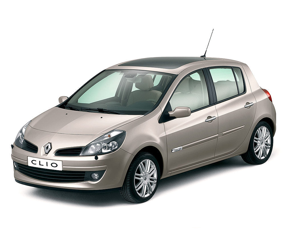 Tappetini auto in moquette Renault Clio III fabbricazione 09.2005 - 09.2012, carrozzeria hatchback