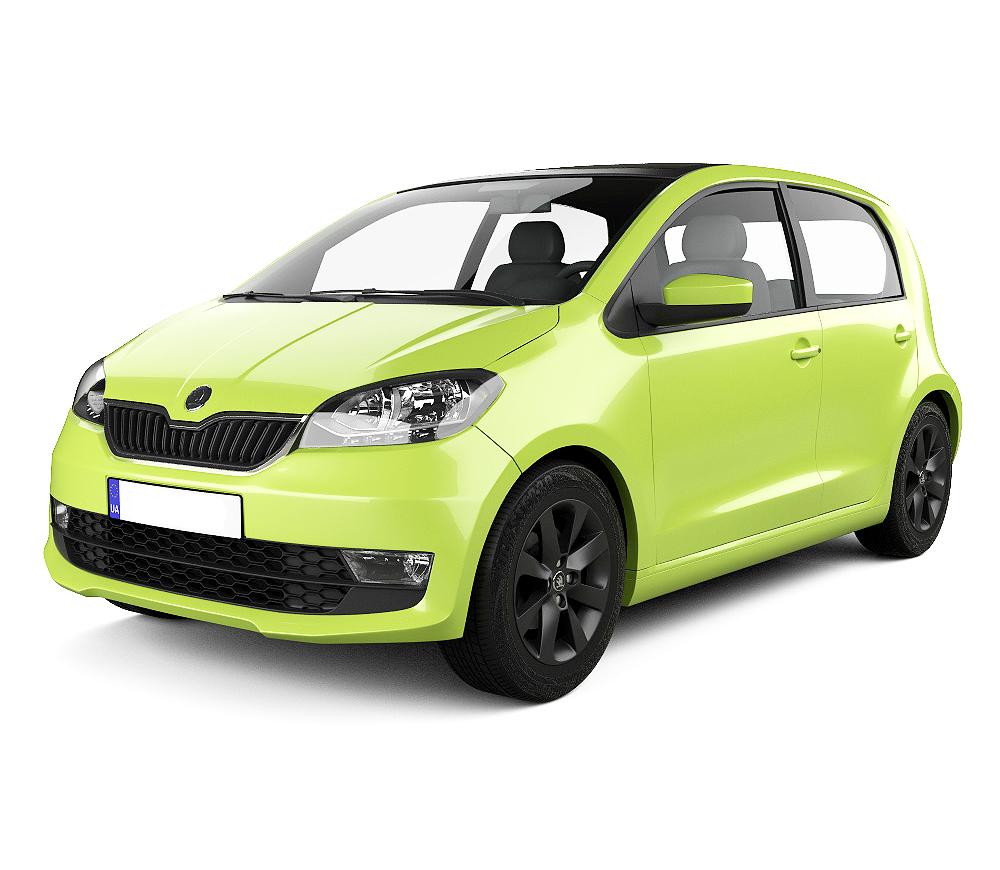 Tappetini auto in gomma Skoda Citigo fabbricazione 10.2011 - 2019, carrozzeria hatchback