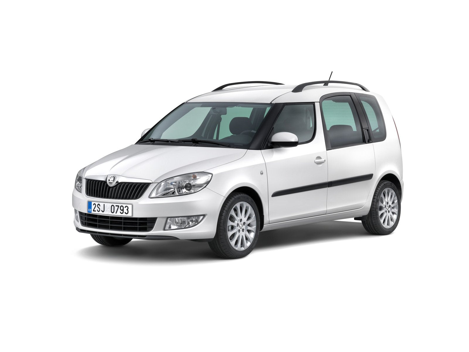 Protezione soglia porta in acciaio inossidabile Skoda Roomster fabbricazione 07.2006 - 04.2015, carrozzeria van
