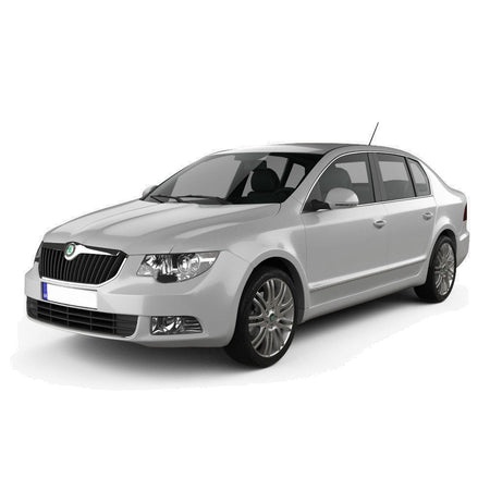 Tappetini auto in gomma Skoda Superb II fabbricazione 06.2008 - 04.2015, carrozzeria berlina