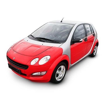 Tappetini auto in moquette Smart ForFour I fabbricazione 2004 - 2006, carrozzeria hatchback