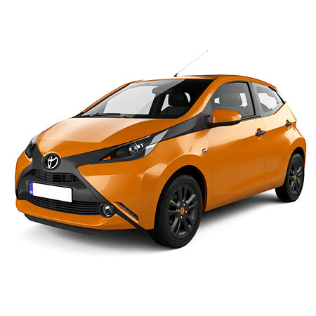 Tappetini auto in gomma Toyota Aygo II fabbricazione 07.2014 - presente, carrozzeria hatchback